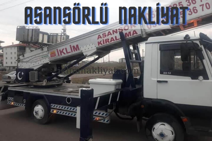 Ankara Asansörlü Nakliye